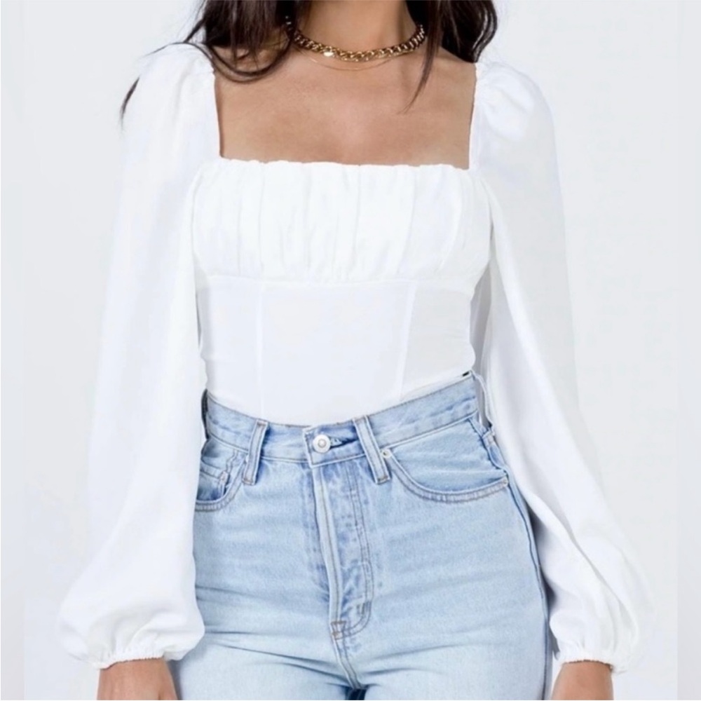 Princess Polly White Bodysuit
